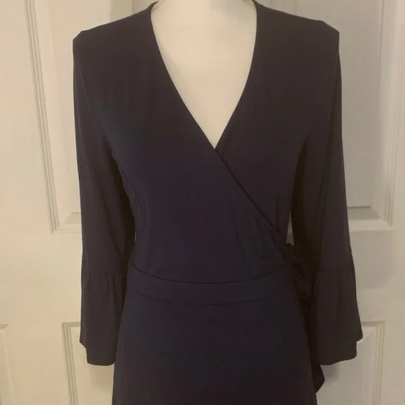 Lilly Pulitzer Deep Blue Long Sleeve Dress - Picture 3 of 10